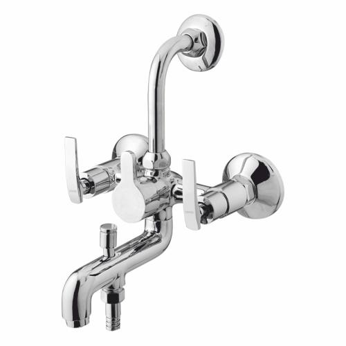 Wall Mixer Three in One with L-Bend for Overhead Shower